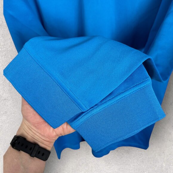 J Lindeberg Blue Long Sleeve Polo Shirt Blue Mens Size Medium Fieldsensor Vilde - Picture 12 of 16